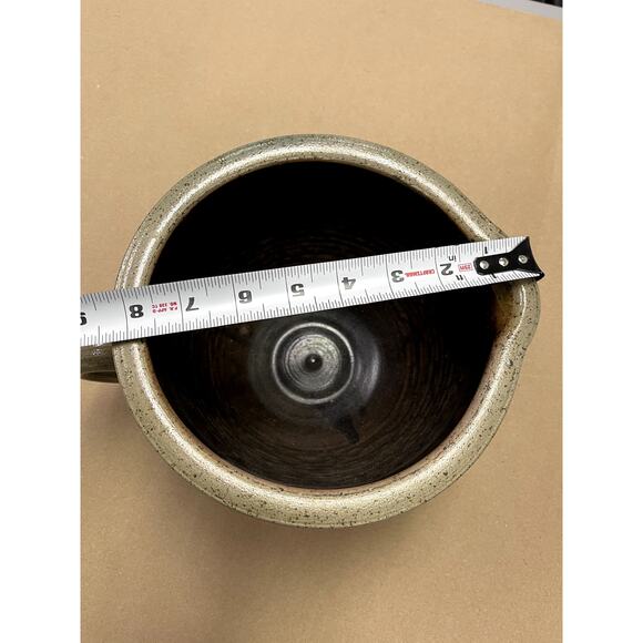 Vintage Maple City Pottery Salt Glazed Batter Bowl 1987 - Picture 11 of 11